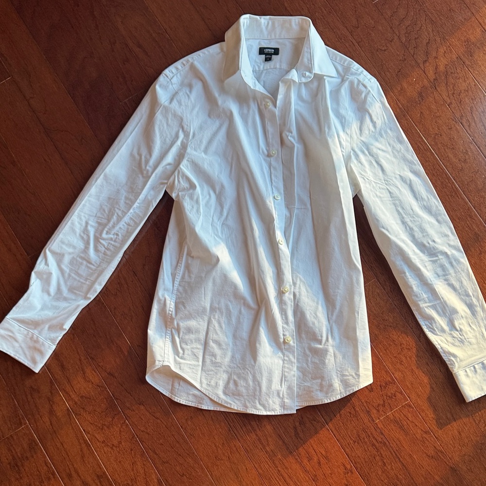 Express White Men's Dress Shirt